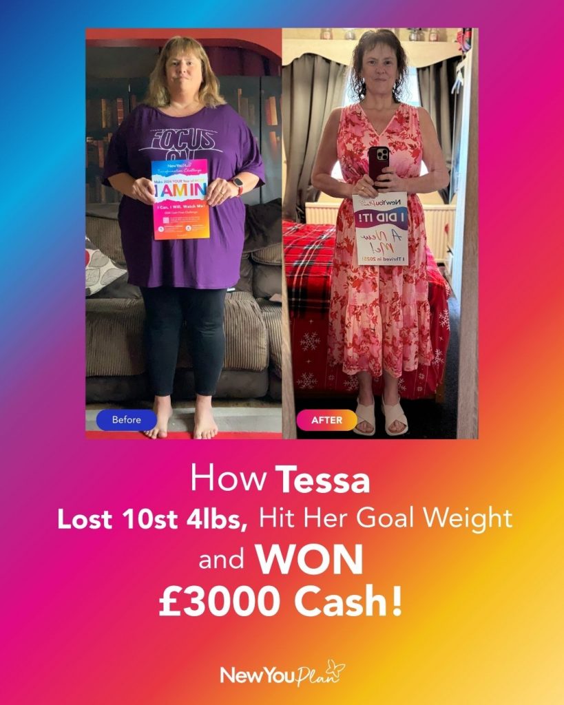 Overall winner: How Tessa Lost 10st 4lbs, Hit Her Goal Weight and Won £3000 Cash! Overall winner: How Tessa Lost 10st 4lbs, Hit Her Goal Weight and Won £3000 Cash!