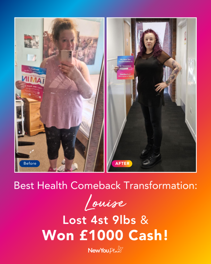 Best Health Comeback Transformation- Louise Lost 4st 9lbs* & Won £1000 Cash Best Health Comeback Transformation- Louise Lost 4st 9lbs* & Won £1000 Cash