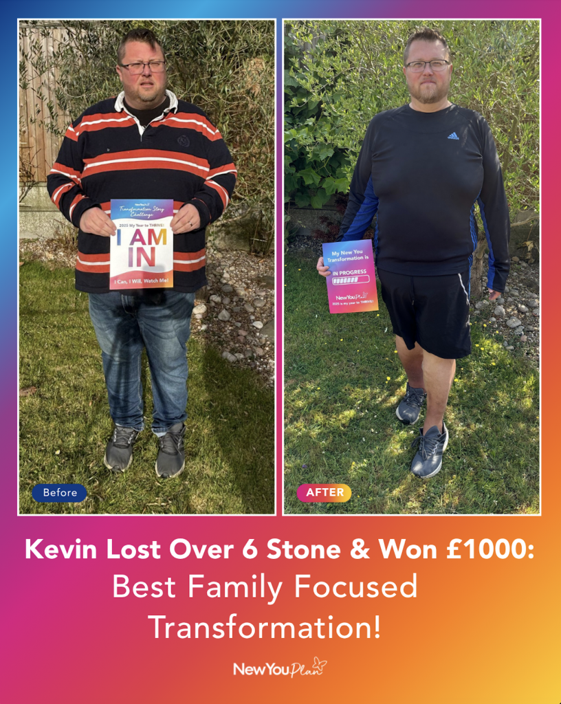 Kevin Lost Over 6 Stone & Won £1000: Best Family Focused Transformation! Kevin Lost Over 6 Stone & Won £1000: Best Family Focused Transformation!