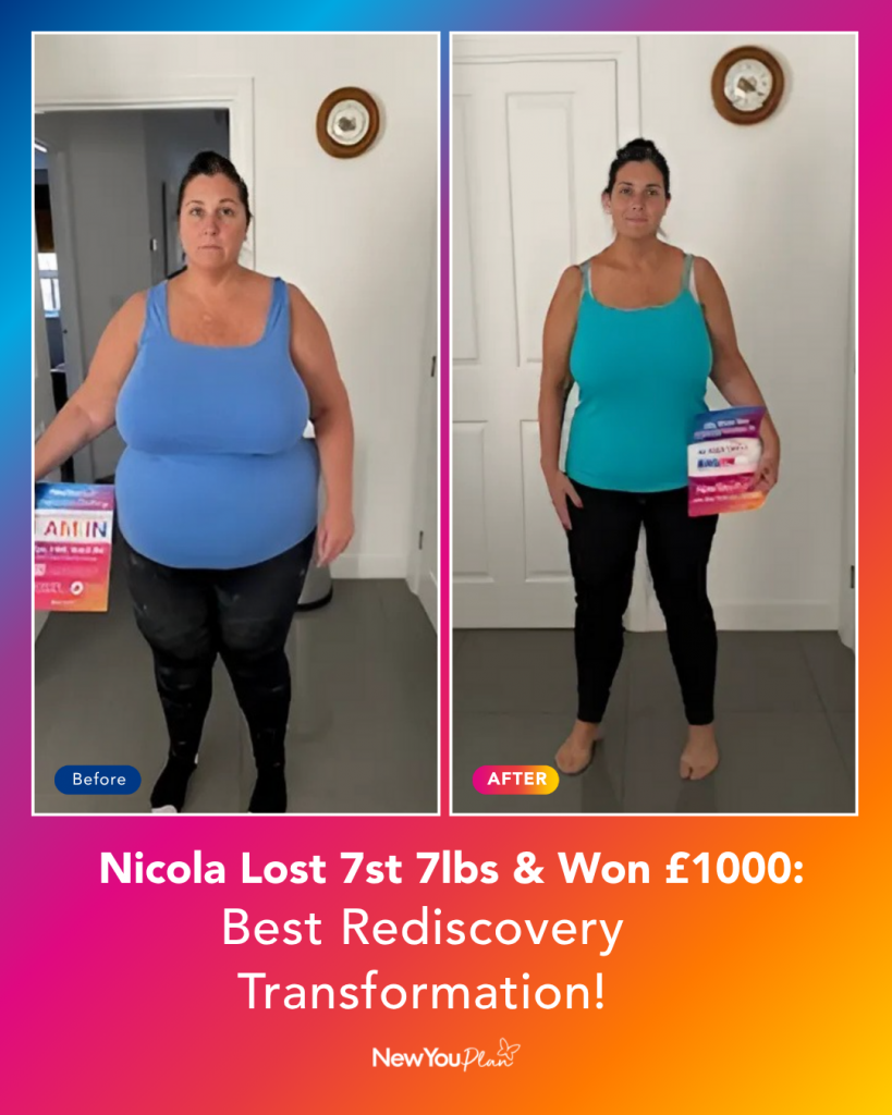 Best Rediscovery Transformation: Nicola Lost 7st 7lbs & Won £1000 in Our Transformation Challenge
