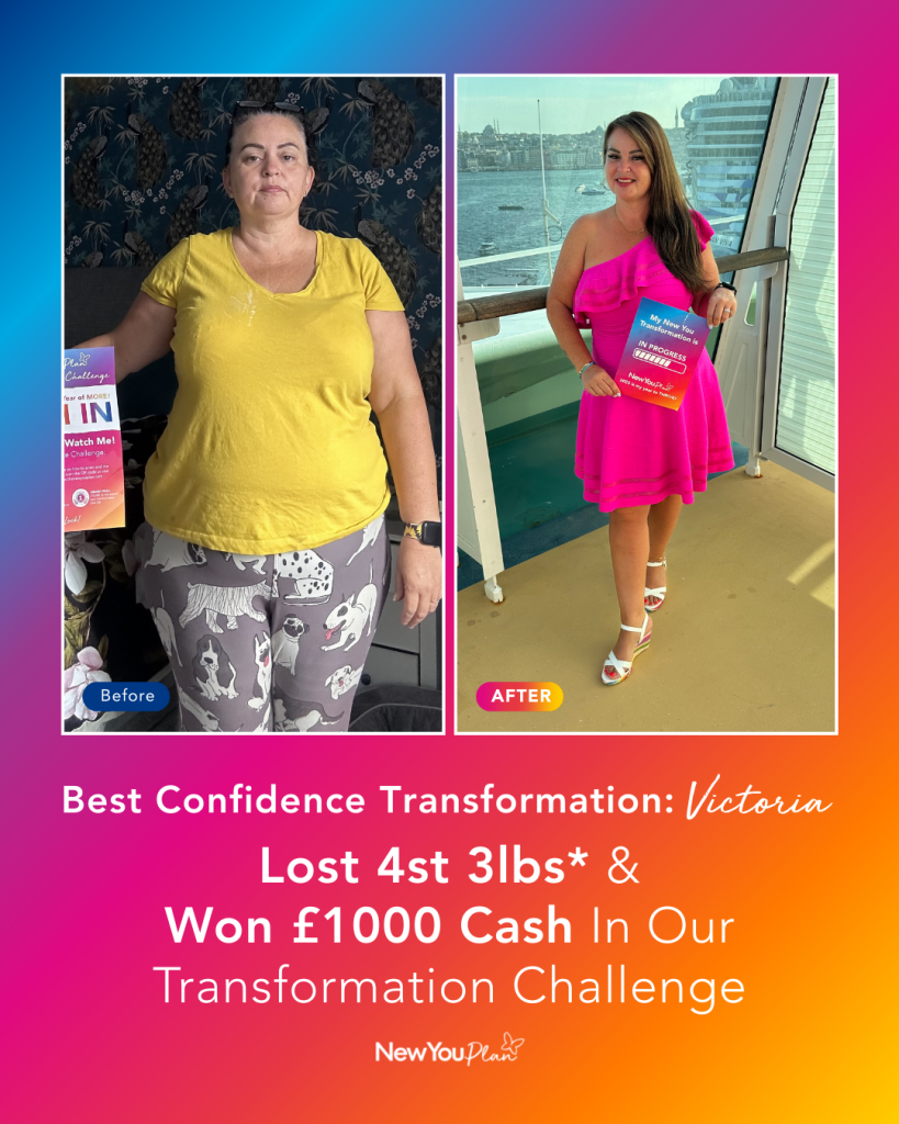 Best Confidence Transformation: Victoria Lost 4st 3lbs* & Won £1000 Cash In Our Transformation Challenge