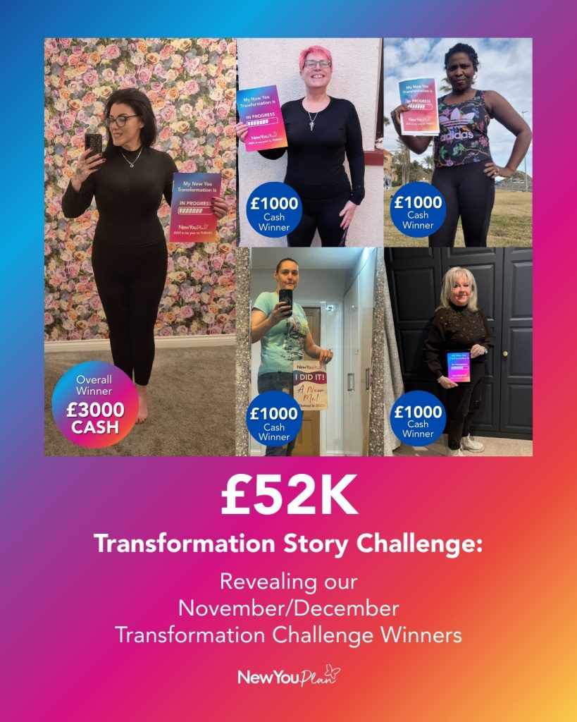 £52K Transformation Story Challenge: Revealing our Nov/Dec Winners