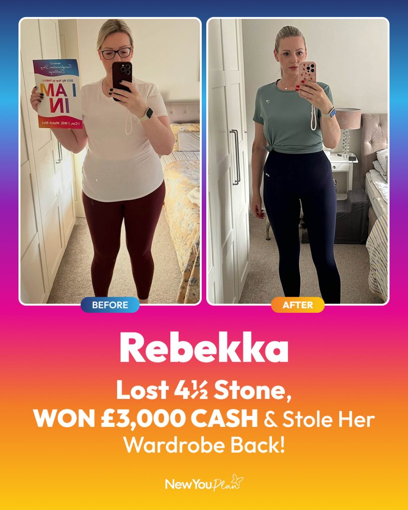 Rebekka Lost 4½ Stone, Won £3,000 Cash and Stole Her Wardrobe Back! Rebekka Lost 4½ Stone, Won £3,000 Cash and Stole Her Wardrobe Back!